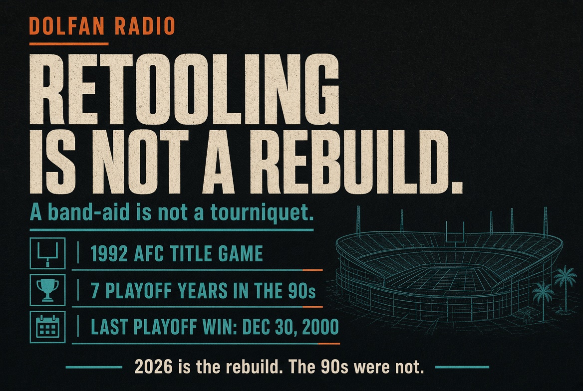 Retooling is not a rebuild